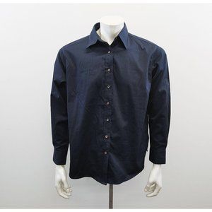 Harrington Button Up Long Sleeve Men's Shirt XL